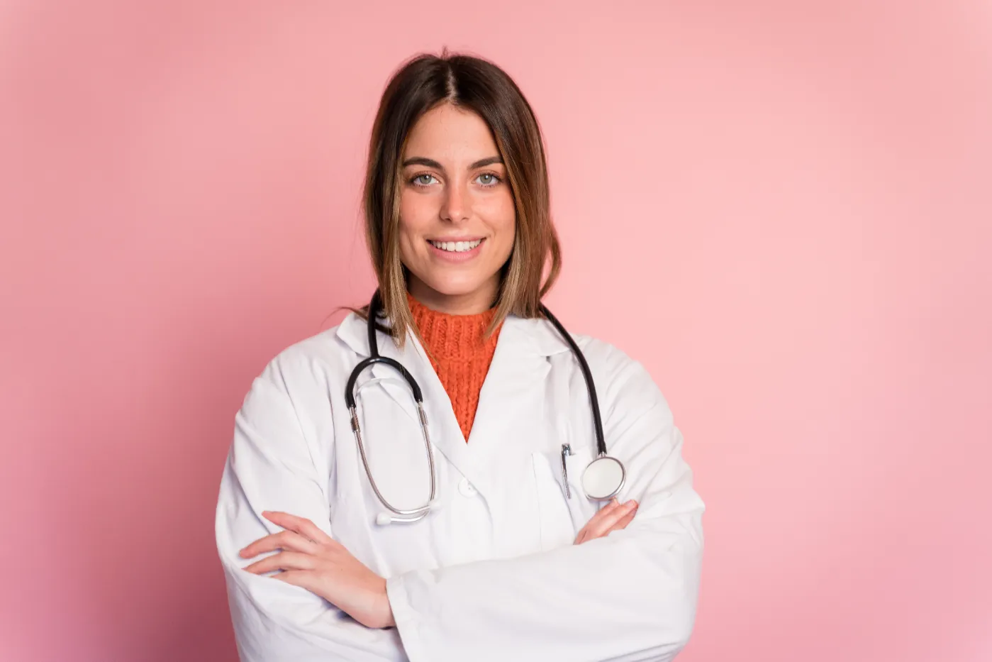 Licensed healthcare provider in a medical office